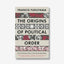 The Origins of Political Order