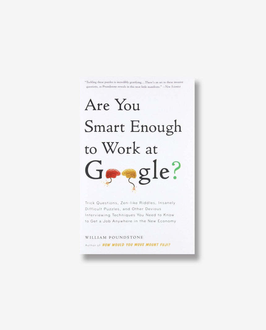 Buku Import Are You Smart Enough to Work at Google? - Bookmarked