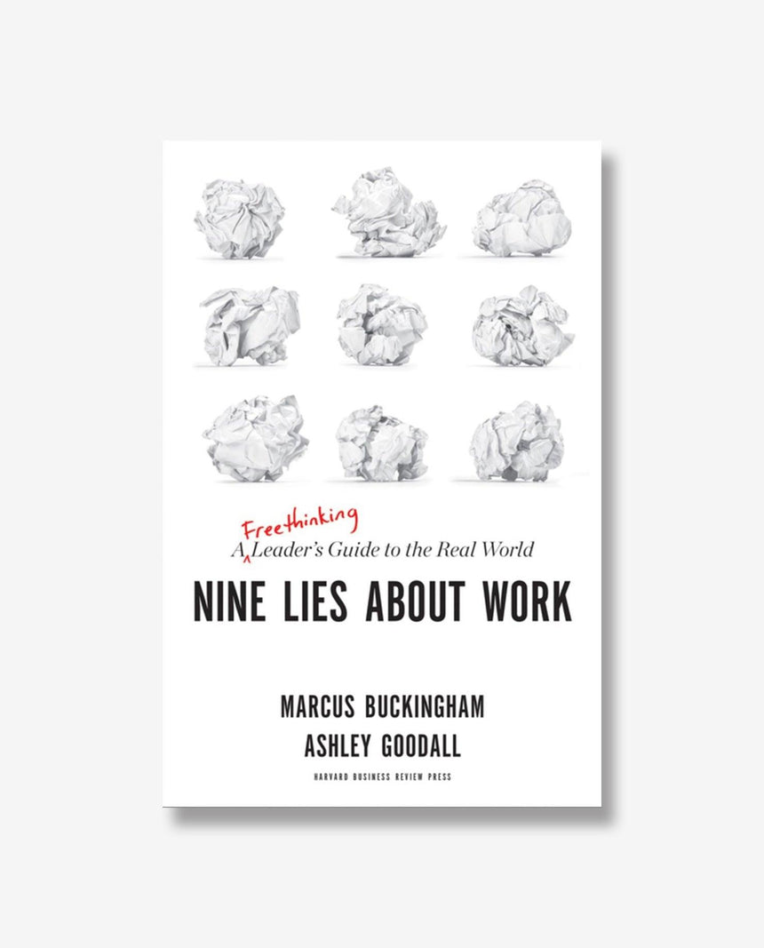 Buku Import Nine Lies About Work - Bookmarked